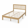 Cama de roble con barrotes 200x150 cm